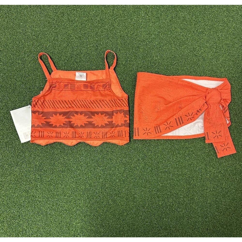 Moana Top Girls Coustme Size 7-8